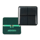 Carvallo AK5050 Mini-solpanel 2V | Hög effektiv & vattentät | 5x5 cm | För leksaker, trädgård & DIY Carvallo