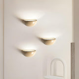 Korzito - Nordisk Halvcirkel-LED-Wabi-Sabi-Vägglampa Carvallo