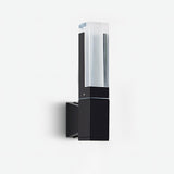 Casen - Utomhus Modern Vattentät Upp/Ner Vägglampa Svart Carvallo