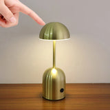 GlowLuxe - Bärbar Dimbar Bordslampa – LED Metalldesign för Stämningsfull Belysning Carvallo