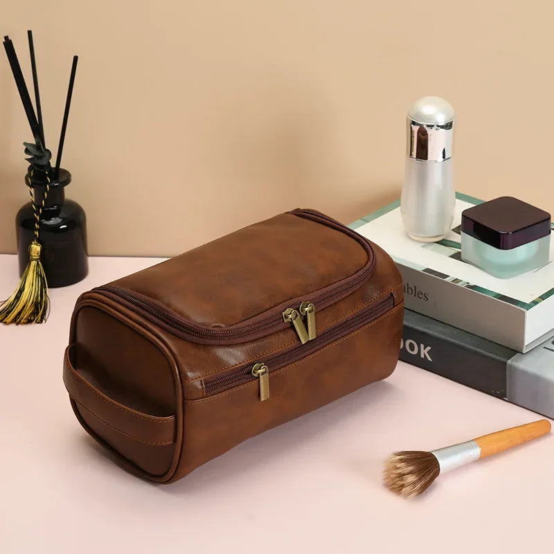 Carvallo HERQVEST Classic | Vintage-look & hängesystem | För herr | Resväska för kosmetik & vård Carvallo