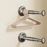 Carvallo FlexiHang | Teleskopfäste med sugkopp | Justerbar & borrfri | För badrum, hall & tvättstuga Carvallo