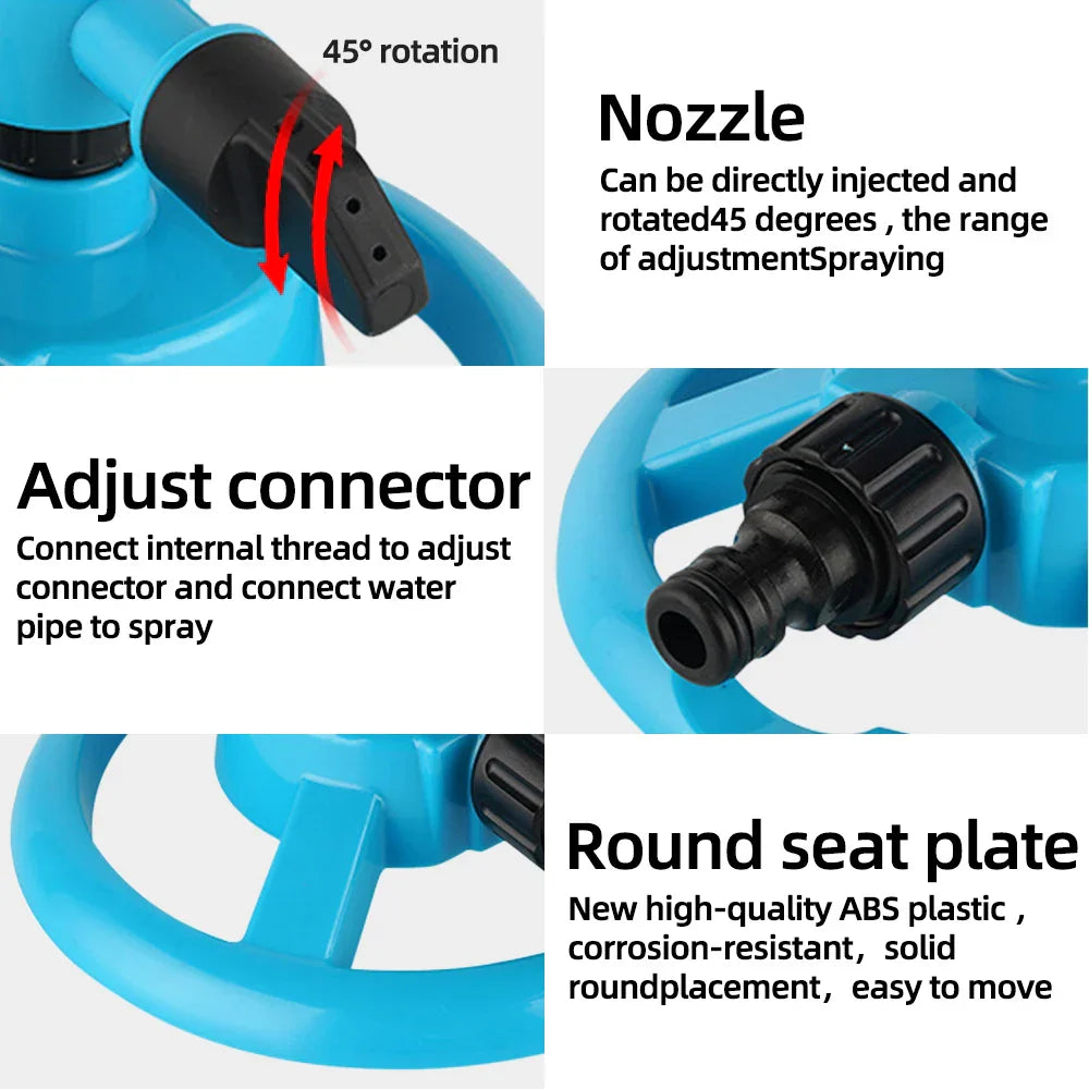 Carvallo Hydrosia | 360° Rotation | Vattensparande & Robust | För Trädgård & Gräsmatta Skötsel Carvallo