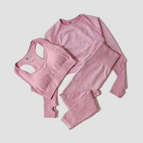 Activewear Set för kvinnor-Clothes for women-bellasverige-Rosa-S-Hemnix