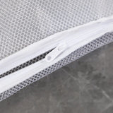 Carvallo Tvättkorg Hängande | Fällbar & Andningsbar | Med Krok | Vit 77×50cm Carvallo