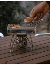 Carvallo Fällbar Rostfri Brödrost | Modell S & M | För Grill & Camping | Kompakt & Robust Carvallo