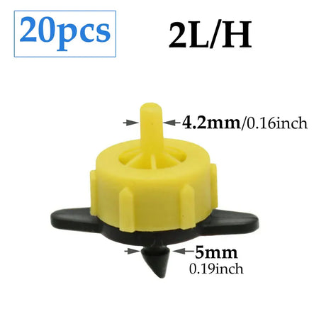 Carvallo Cross Connector | 2-Way Arrow Connection | For 3 mm & 5 mm Hoses | Drip Irrigation Systems Carvallo