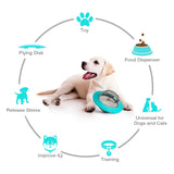 Carvallo Disc Hund- & Kattleksak | Interaktiv Fodersystem & Intelligenstränare | Frisbee & Slow Feeder Carvallo
