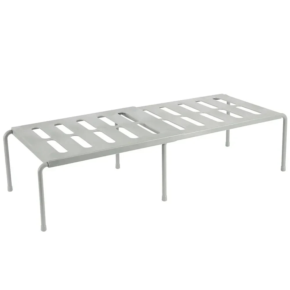 Carvallo Utdragbart Köksregal | Stapelbart & Skjutbart Ordning System | Platsbesparande & Utan Montering | För Porslin & Kryddor Carvallo