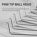 Carvallo MiniRake Teleskophandkrattor i rostfritt stål | Justerbar & Kompakt | Idealisk för blomlådor & rabatter Carvallo