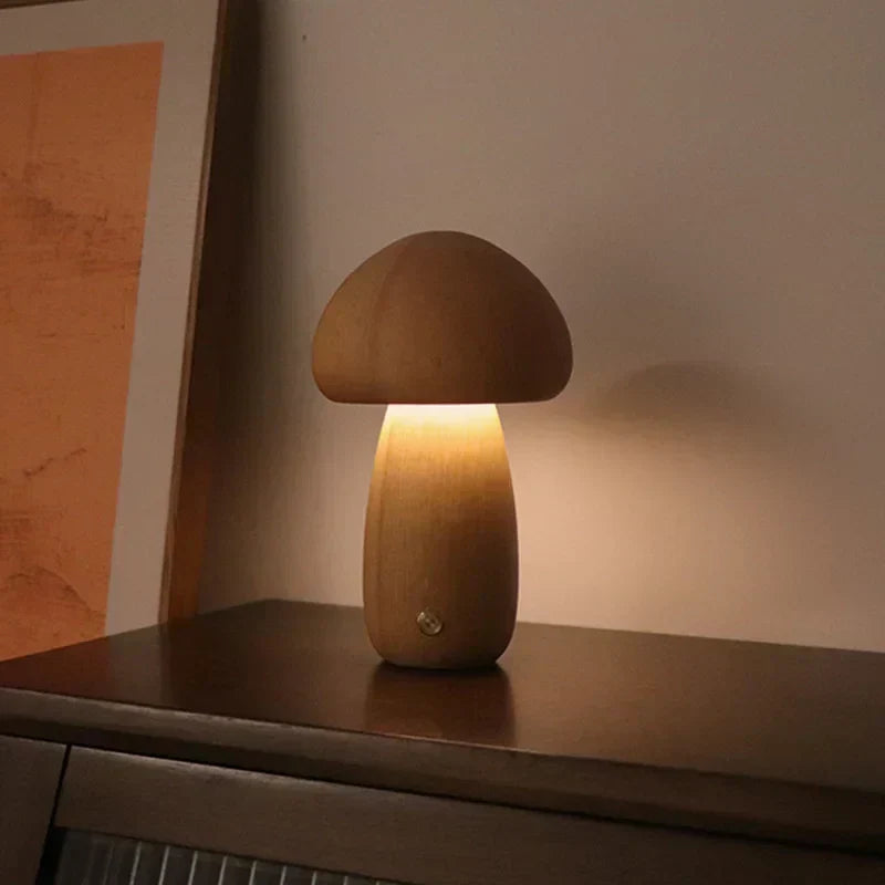GlowMush Touch Lamp: Mjuk Ljus Dekorativ LED Bordslampa för Sovrum & Barnrum Atmosfär Carvallo