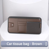 Carvallo VisorPro Auto solskyddsorganisator | PU-läder | Med kortfack & glasögonklipp | För dokument, nycklar & mobil Carvallo