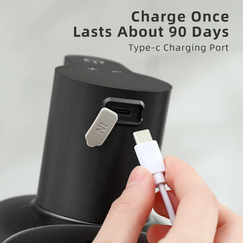 Carvallo Seifenspender Foamello | Väggmontering | 500 ml | Laddningsbar & beröringsfri | Sensorsensorfunktion Carvallo