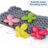 Carvallo Nadelträdare Set Mångfärgad | Trädhjälp för seniorer & nybörjare | Blomform | 10–50 stycken Slumptal Carvallo