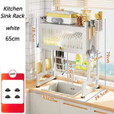 Royallure Justerbar Rostfritt Stål Diskstativ Skåp Organisatör för Kök Diskho Carvallo