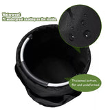 Carvallo Universal-förvaringskorg | Fällbar 17L väska i 600D Oxford | För trädgård, camping, bad & bil | Med multifack Carvallo