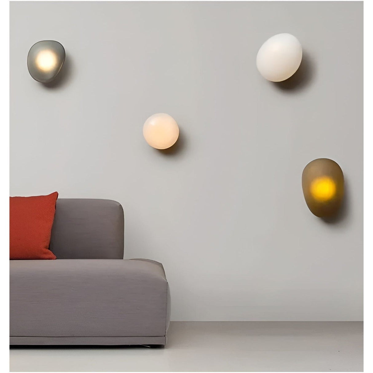 AuroraGlass Light - Nordisk glasfönster vägglampa Carvallo