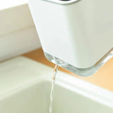 Carvallo Organizer Multifunktionell Bestickhållare med Droppfunktion | Kök-Organisator för Skedar, Gafflar & Pinnar | 12 × 8 × 14 cm Carvallo