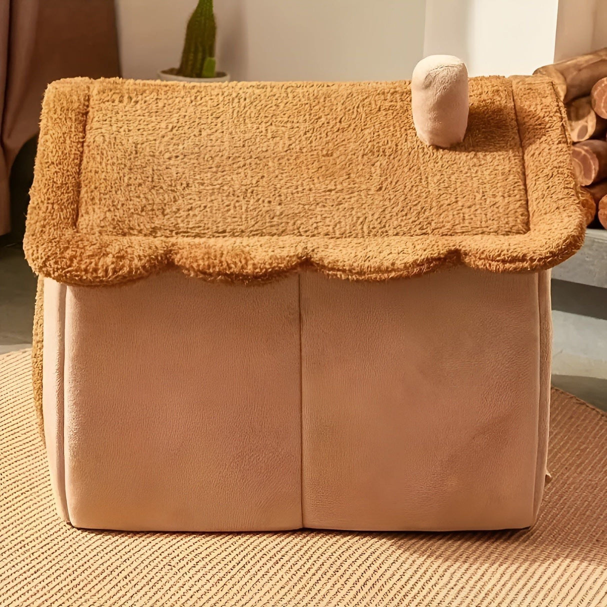 PurrPavilion Hus - Fällbar och Tvättbar Kattbädd Hus Carvallo