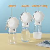 Carvallo DuoBottle | 2-i-1 hunddryckflaska & foderförvaring | Läckagesäker & bärbar | För på språng, promenader & resor Carvallo