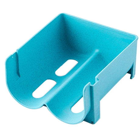 Carvallo-Organizer StackoCool | Stapelbart kylskåpshylla för konservburkar & Carvallo | Halkskydd & platsbesparande | 16 × 14 × 7,5 cm Carvallo