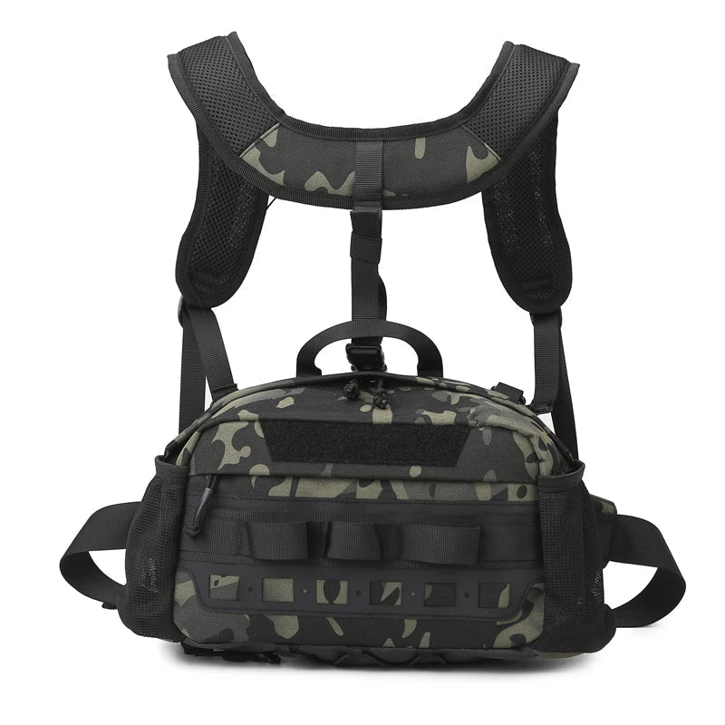 Carvallo Outdoor-Höftväska GearFlex Pro | 30 × 11 × 17 cm | Molle-system, flertalet fickor & bärkomfort | För fiske, vandring & camping Carvallo