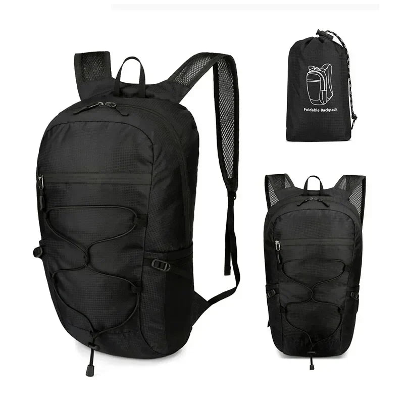 Carvallo PackLite 20 L | Ultralätt & Vattentät | Fällbar för resor & vandring Carvallo