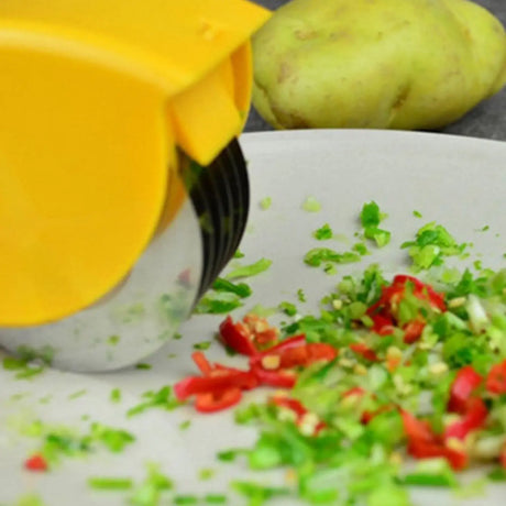 Carvallo Lök- & Grönsaksskärare | Kreativ kökspryl med skärtråd | För vitlök, lök & mer Carvallo