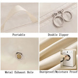 Carvallo-kompressionstasker Packura AirZip | Platsbesparande klädesorganisatörer | Vattentåliga & Lätta | M/L storlekar Carvallo