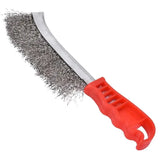 Carvallo Grillborste i stål | Rostfri & Hållbar | För BBQ, Kök & Utomhus | Med upphängningsöga | 22x3 cm Carvallo