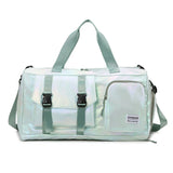 Carvallo Holografisk Resväska | Stilig Weekender Axelväska med Skofack | Perfekt för Weekendresor & Kortresor Carvallo