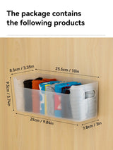 Carvallo | Vägghylla med lådor | Platsbesparande & Mångsidig | För underkläder, strumpor & accessoarer Carvallo