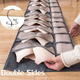 Carvallo-Organizer Closetta | Dubbelsidig med upp till 36 fack | För underkläder, strumpor, BH:ar & accessoarer | Tvättbar & platsbesparande Carvallo