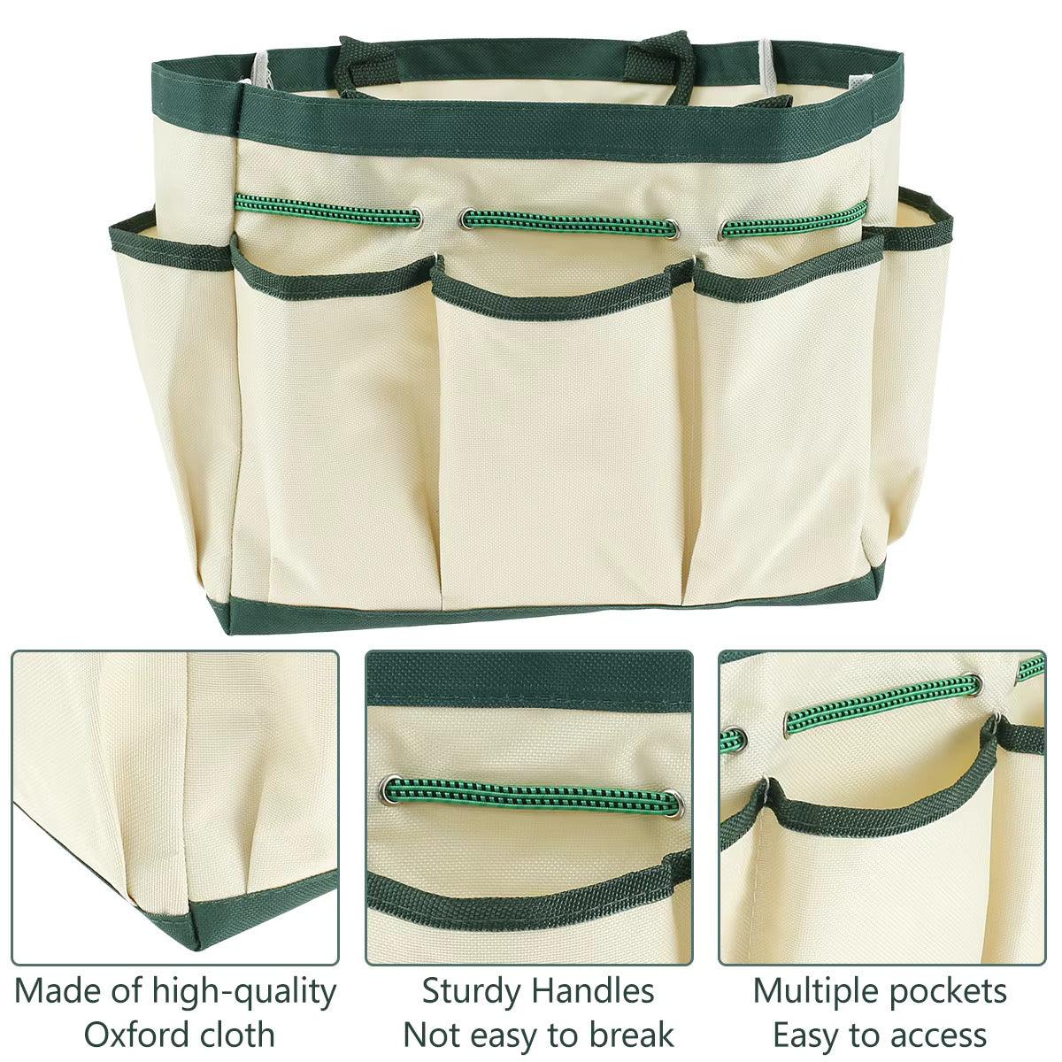 Carvallo Verktygsväska | 12 L Volym | Vattenavvisande & Robust | För Trädgård, Balkong & Gård Carvallo