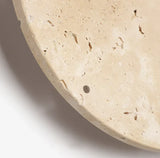 RoyaleGlow Elegant Wabi-Sabi Naturlig Sten Klocka - Tidlös Heminredning Carvallo