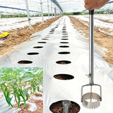 Carvallo Pro Folienhålare för växthus och trädgård | Ergonomisk och rostfri | Med avfallsfilm-krok | Rostfritt stål Carvallo