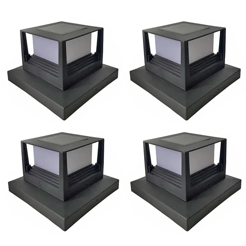 Carvallo DuoLight Solar-pollux LED | IP54 vattentät | Vit & varmvit | För staket, terrass & trädgårdspollux Carvallo