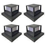 Carvallo DuoLight Solar-pollux LED | IP54 vattentät | Vit & varmvit | För staket, terrass & trädgårdspollux Carvallo