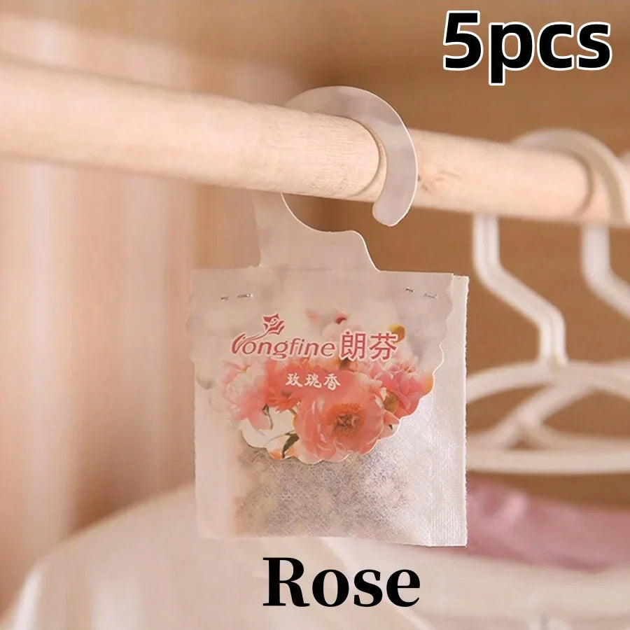 Carvallo Doftpåsar för garderob & rum | 5/10 stycken | Långvarig doft | Med hängare | Aromaterapi & luftrensare Carvallo