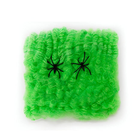 Färgglada stretchiga spindelnät – Expanderbar Halloweendekoration för inomhus- och utomhusskräck MILA Sverige