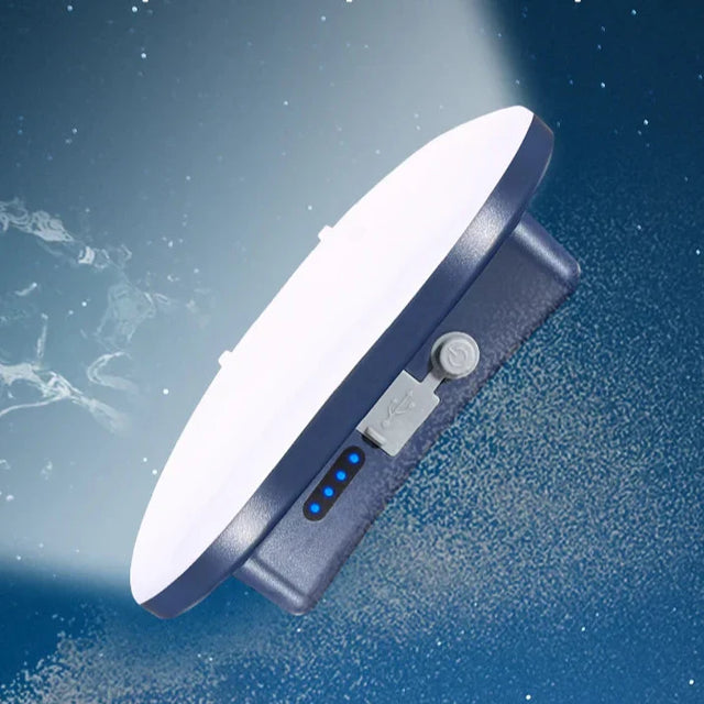 Carvallo TrailForce LED Campinglampa med magnet & powerbank | Återuppladdningsbar via USB-C | Dimmbar 278 LEDs | 80W arbets- & nödbelysning utomhus Carvallo