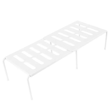 Carvallo Utdragbart Köksregal | Stapelbart & Skjutbart Ordning System | Platsbesparande & Utan Montering | För Porslin & Kryddor Carvallo