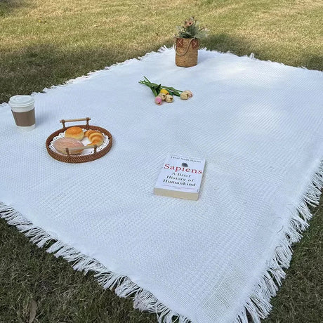 Boho Picknickfilt med fransar Carvallo