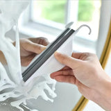 Carvallo Mini Duschabzieher | Praktisk fönsterskrapa | Silikonblad för speglar, kakel och fönster Carvallo