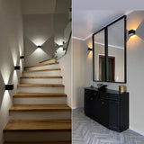 Vägglampa Modern Svart Trådlös LED Väggsconce Carvallo