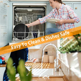 Carvallo CookSafe FlexGuard | Silikon & Rostfritt stål | Fällbart stänkskydd för panna & gryta | 50×32 cm | Värmetålig & Diskmaskinssäker Carvallo