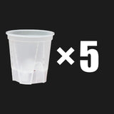 Carvallo Självvattnande Blumentopf | Transparent Design | För orkidéer & inomhusväxter | Med ventilation & vattentank Carvallo