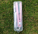 Resevänlig 2-i-1-hårstylingapparat - Kompakt locktång och plattång för glamorösa upplevelser på språng MILA Sverige