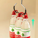 Carvallo Hatt-organisator Ring | Platsbesparande garderobs-hängare för 8 kepsar, sjalar & tillbehör | Metall & PP-plast Carvallo