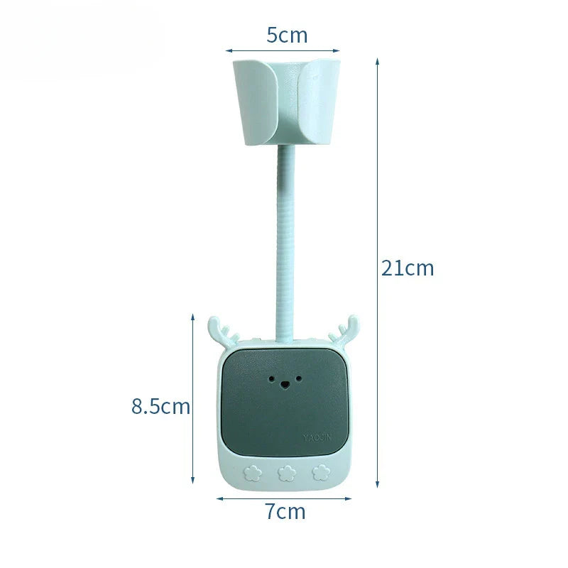 Carvallo Väggfäste för Hårtork | 180° Justerbar & Självhäftande | Universellt Fäste med Cartoon-design | 21 × 7 × 8,5 cm Carvallo